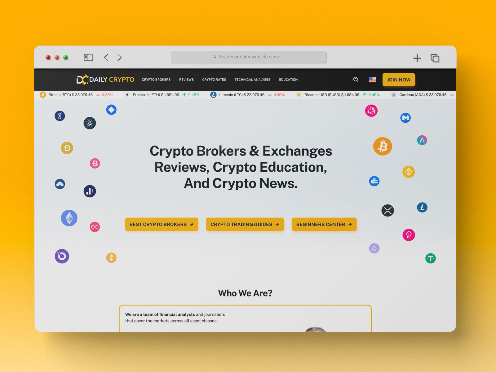 DailyCrypto Home Page