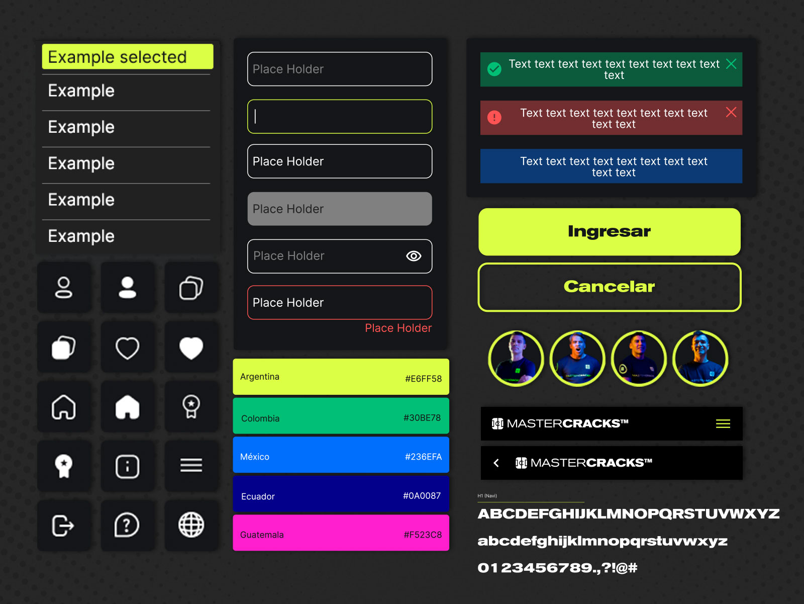 MasterCracks Design System